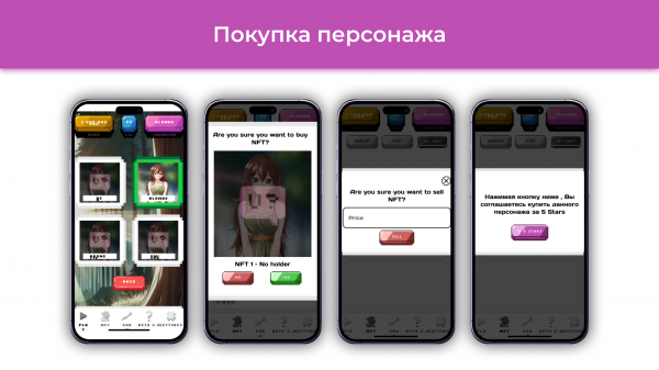 ANDR - telegram игра с механикой романтического общения