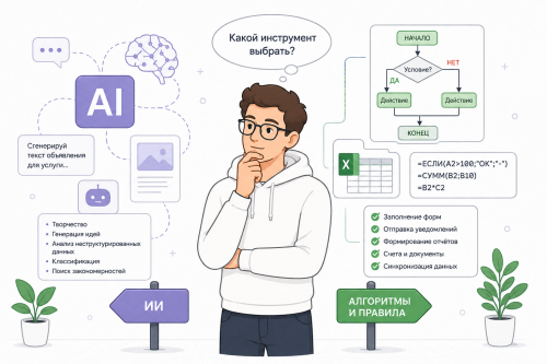 Что можно автоматизировать без искусственного интеллекта?